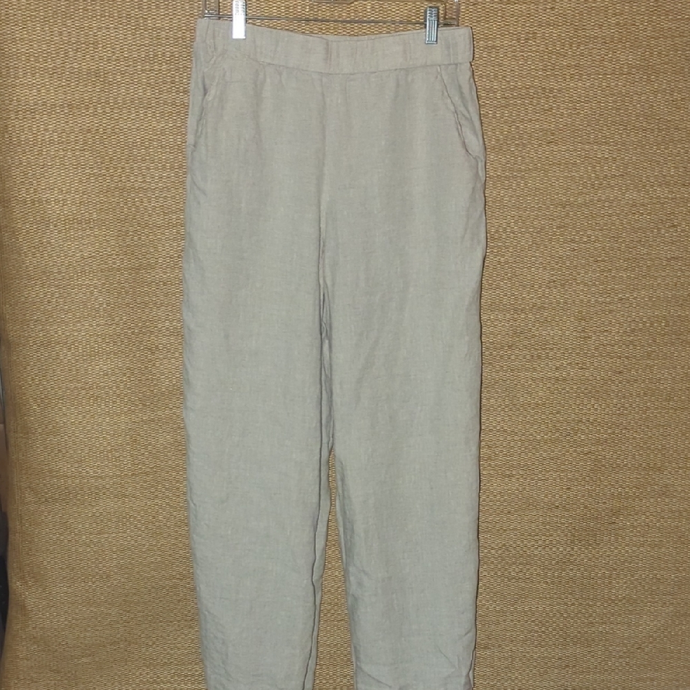 Magaschoni Women's Linen Pants M